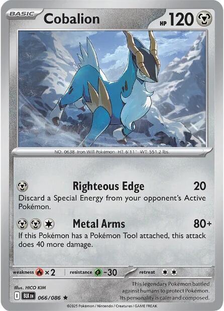 Cobalion - Holofoil - 066/086
