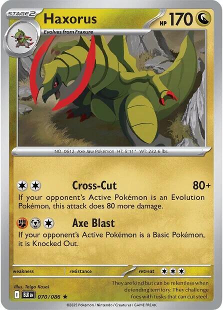 Haxorus - Holofoil - 070/086