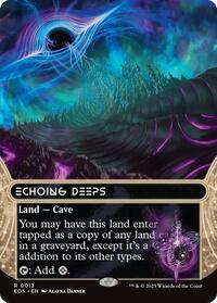 Echoing Deeps (Borderless) - Non-Foil - 0013