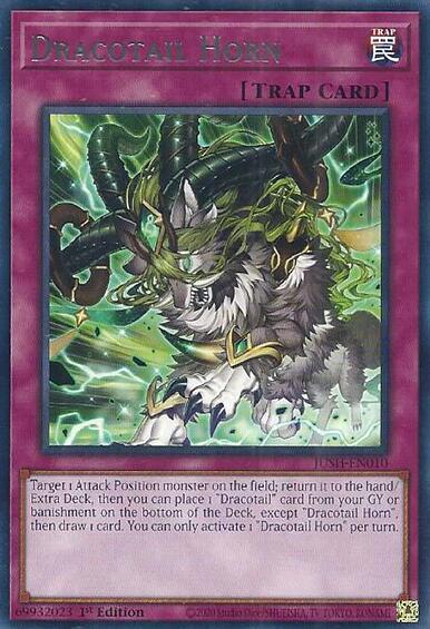 Dracotail Horn - Rare - 1st Edition - JUSH-EN010