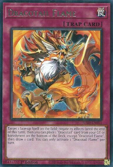 Dracotail Flame - Rare - 1st Edition - JUSH-EN011