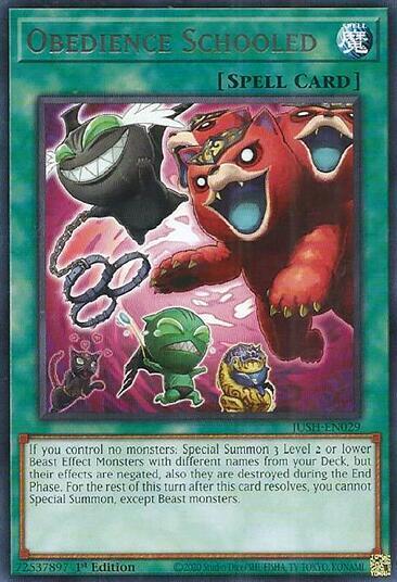 Obedienced Schooled - Rare - 1st Edition - JUSH-EN029