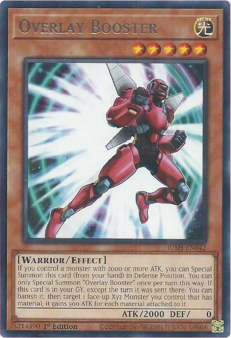 Overlay Booster - Rare - 1st Edition - JUSH-EN042