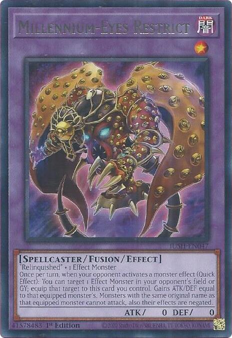 Millenium-Eyes Restrict - Rare - 1st Edition - JUSH-EN047