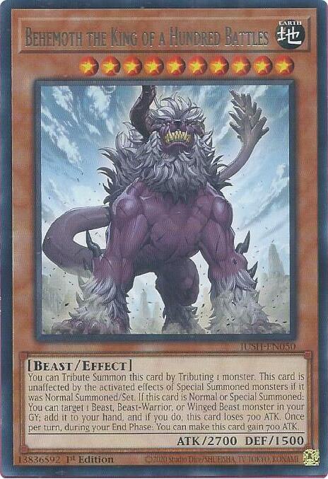 Behemoth The King Of A Hundred Battles - Rare - 1st Edition - JUSH-EN050