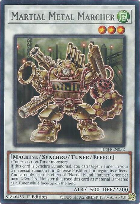 Martial Metal Marcher - Rare - 1st Edition - JUSH-EN052