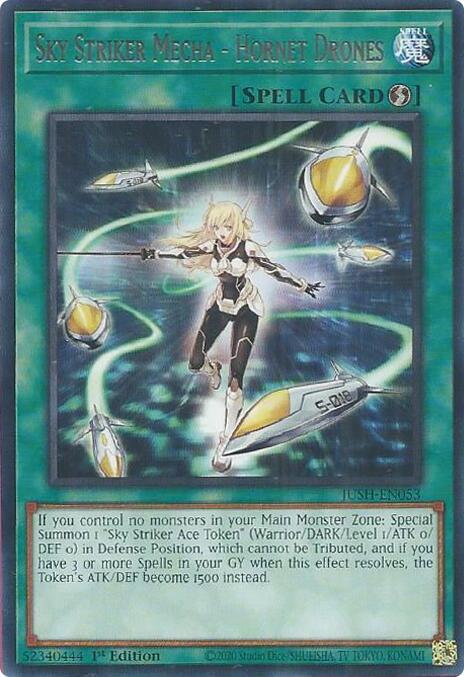 Sky Striker Mecha - Hornet Drones - Rare - 1st Edition - JUSH-EN053
