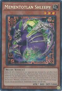 Mementotlan Shleepy (Prismatic Secret Rare) - 1st Edition - MP25-EN083
