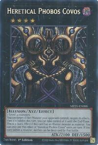 Heretical Phobos Covos (Prismatic Secret Rare) - 1st Edition - MP25-EN088