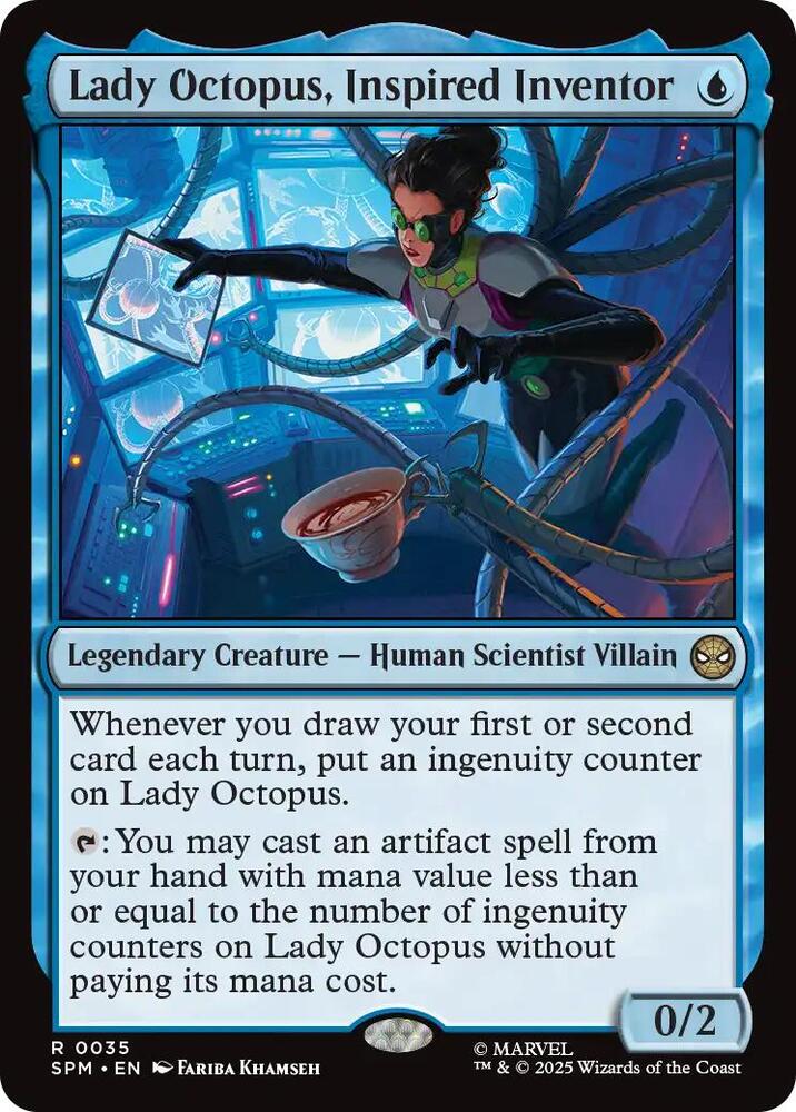 Lady Octopus, Inspired Inventor (Non-foil)- SPM#35