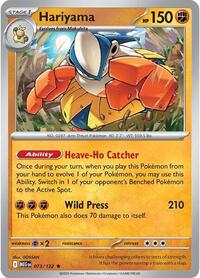 Hariyama - Holofoil - 073/132