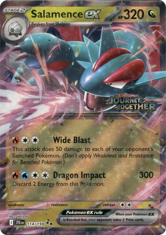 Salamence ex (Journey Together Stamped) - Holofoil - 114/159