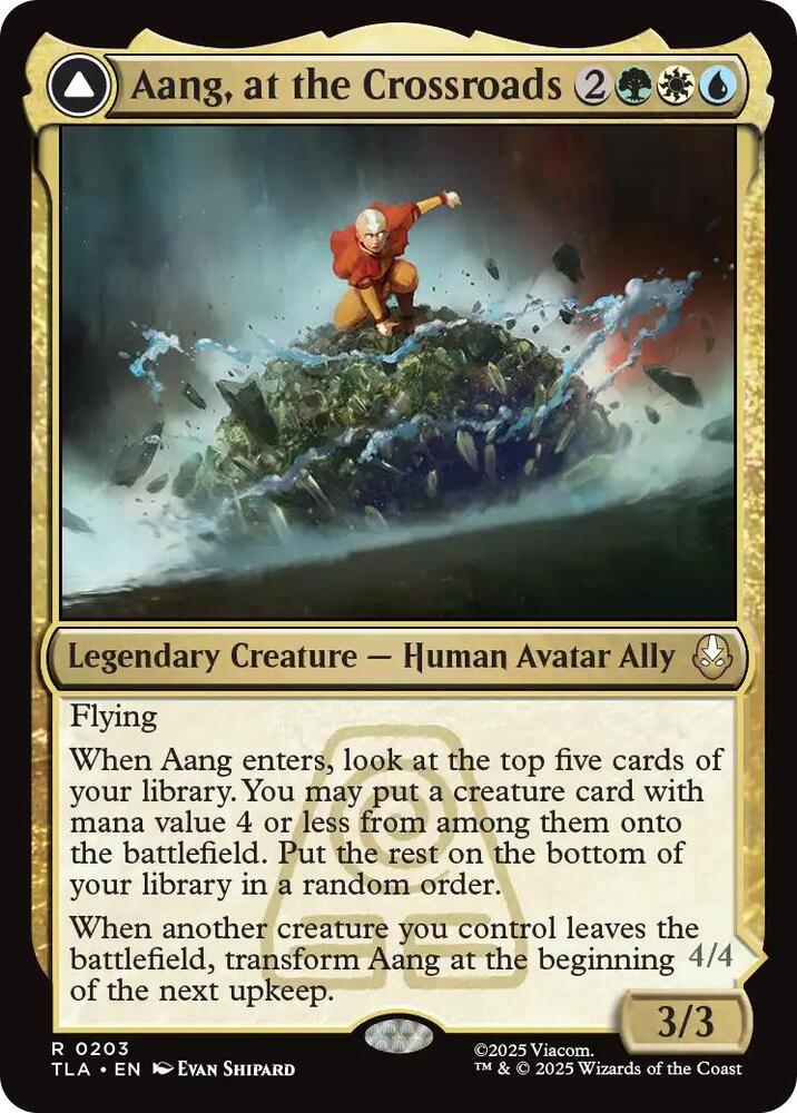 Aang, at the Crossroads - 203 - (Foil)