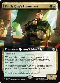 Earth King's Lieutenant (Extended Art) - Foil - 0380