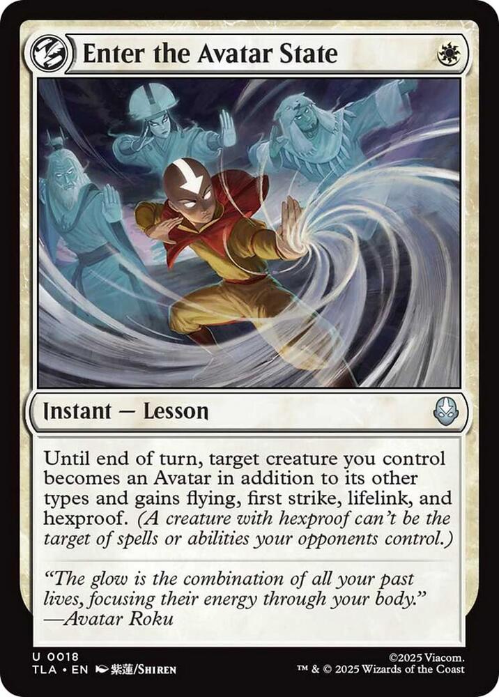 Enter the Avatar State (Foil) - 18