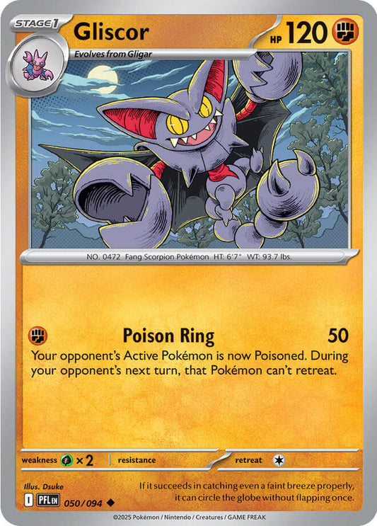 Gliscor - ME02: Phantasmal Flames (Reverse Foil) 050/094