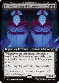 Lo and Li, Royal Advisors (Extended Art) - Non-Foil - 0189