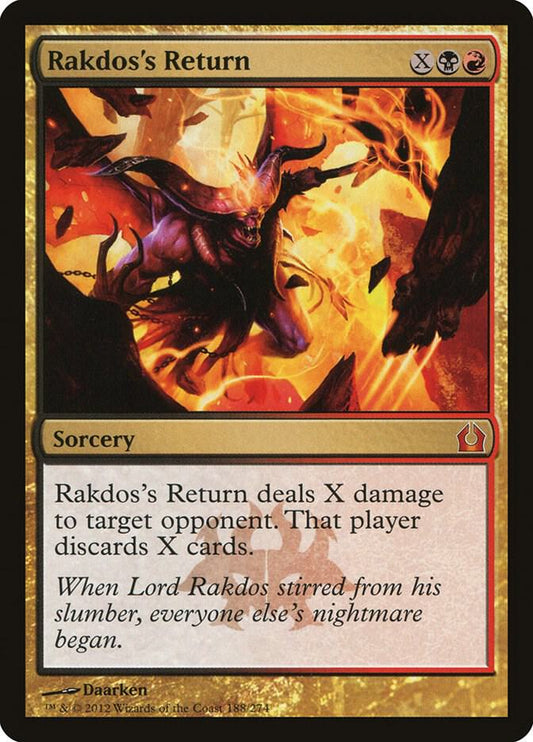 Rakdos's Return - Mythic - 188/274
