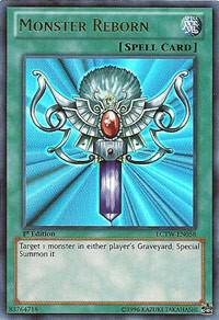 Monster Reborn - Ultra Rare - 1st Edition - LCYW-EN058