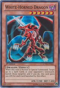 White-Horned Dragon (Super Rare) - Unlimited - LCYW-EN164