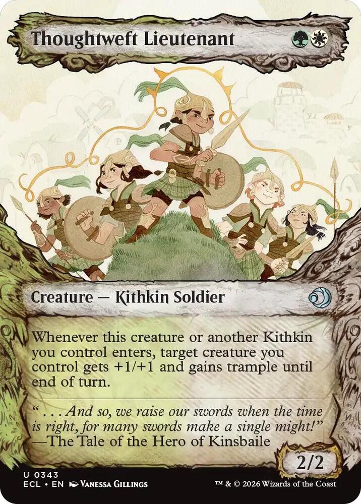 Thoughtweft Lieutenant - (Showcase) (Foil) - 343