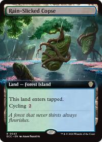 Rain-Slicked Copse (Extended Art) - Non-Foil - 0043