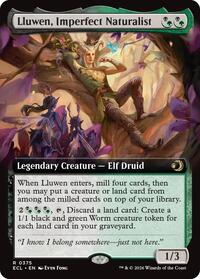 Lluwen, Imperfect Naturalist (Extended Art) - Foil - 0375