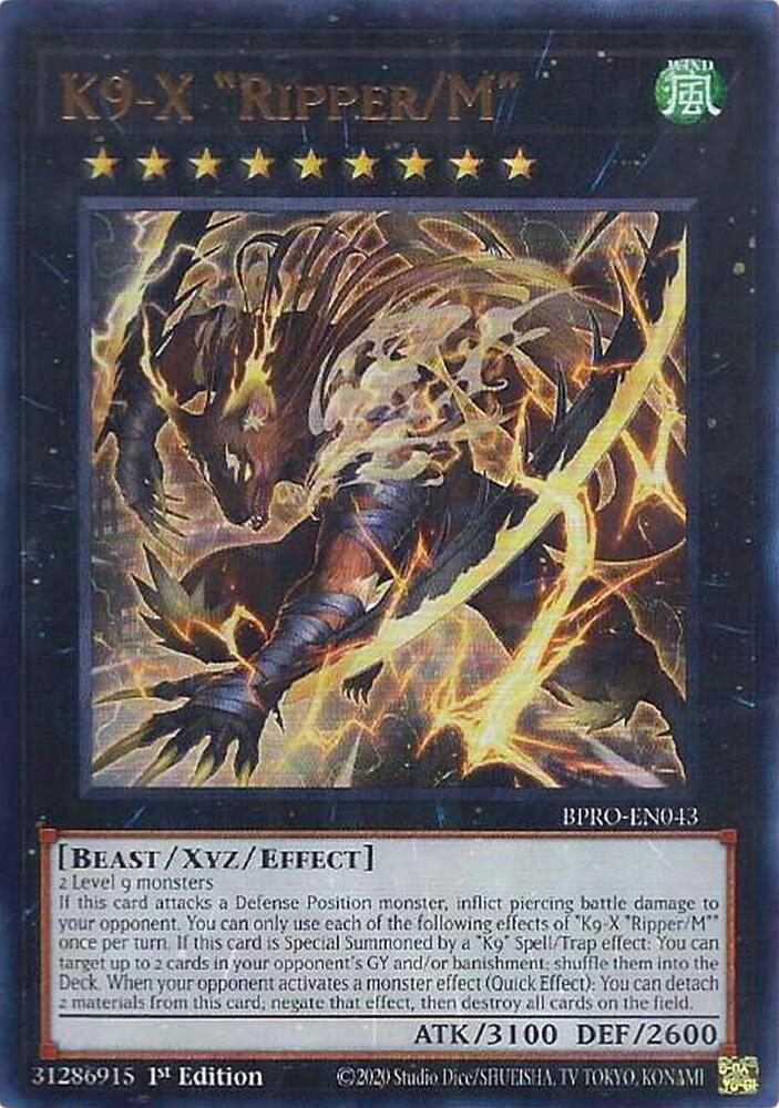K9-X "Ripper/M" - BPRO-EN043 - (Secret Rare)