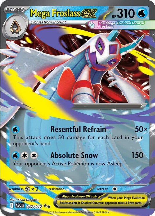 Mega Froslass EX - 047/217 - Foil
