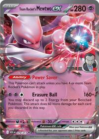 Team Rocket's Mewtwo EX 079/217 Holo Foil