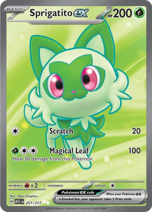 Sprigatito ex - Holofoil - 251/217