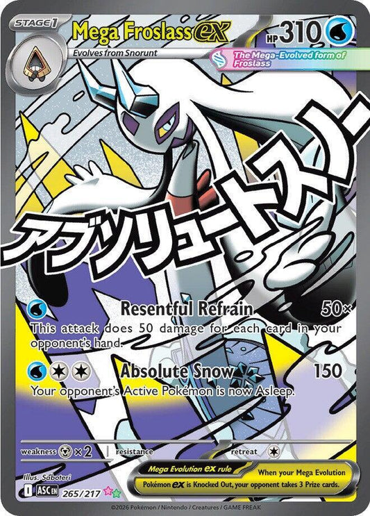 Mega Froslass ex - Holofoil - 265/217