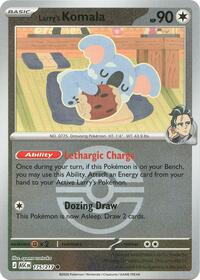 Larry's Komala (Poke Ball Pattern) - Reverse Holofoil - 175/217