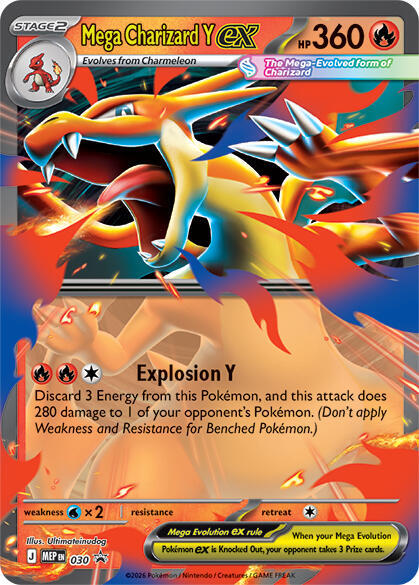 Mega Charizard Y ex (Promo) - Holofoil - 030