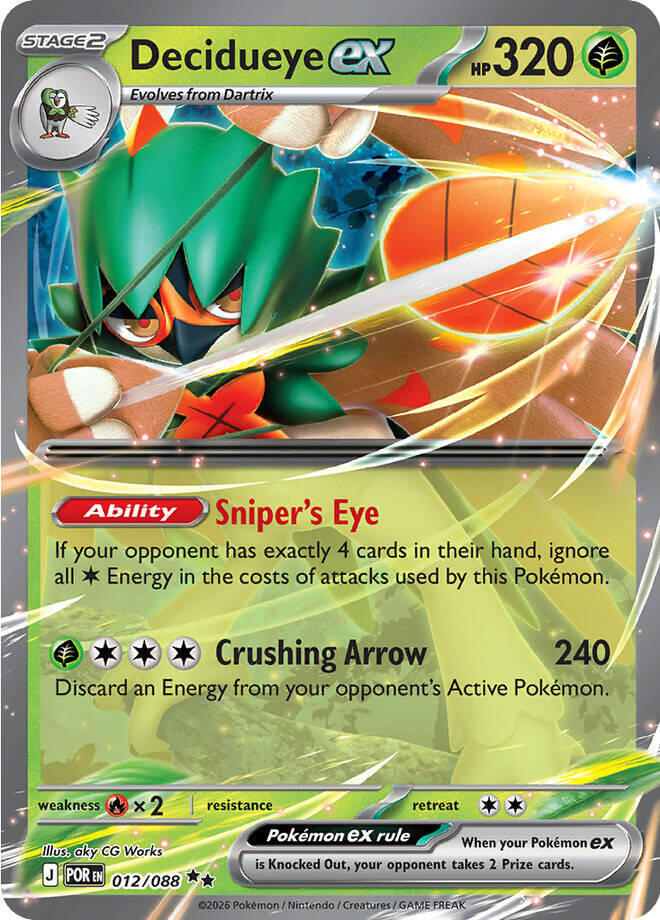 Decidueye EX - Holofoil - 012/088