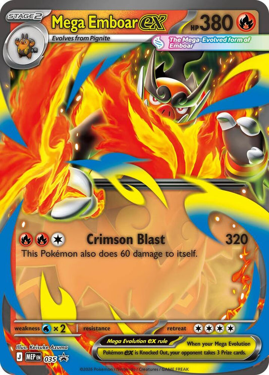 Mega Emboar ex (Promo) - Holofoil - 035