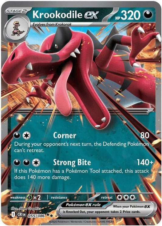 Krookodile EX - 055/193 - Foil