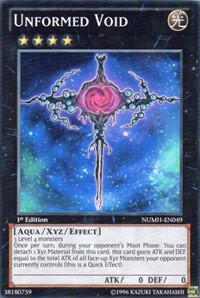 Unformed Void - Super Rare - 1st Edition - NUMH-EN049