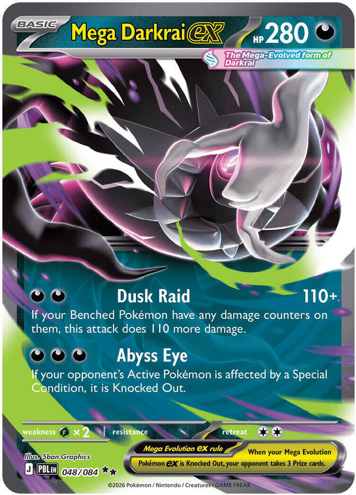 Mega Darkrai ex - Double Rare - 048/084