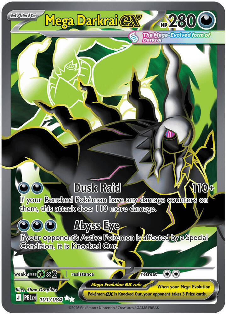 Mega Darkrai ex - Ultra Rare - 101/084