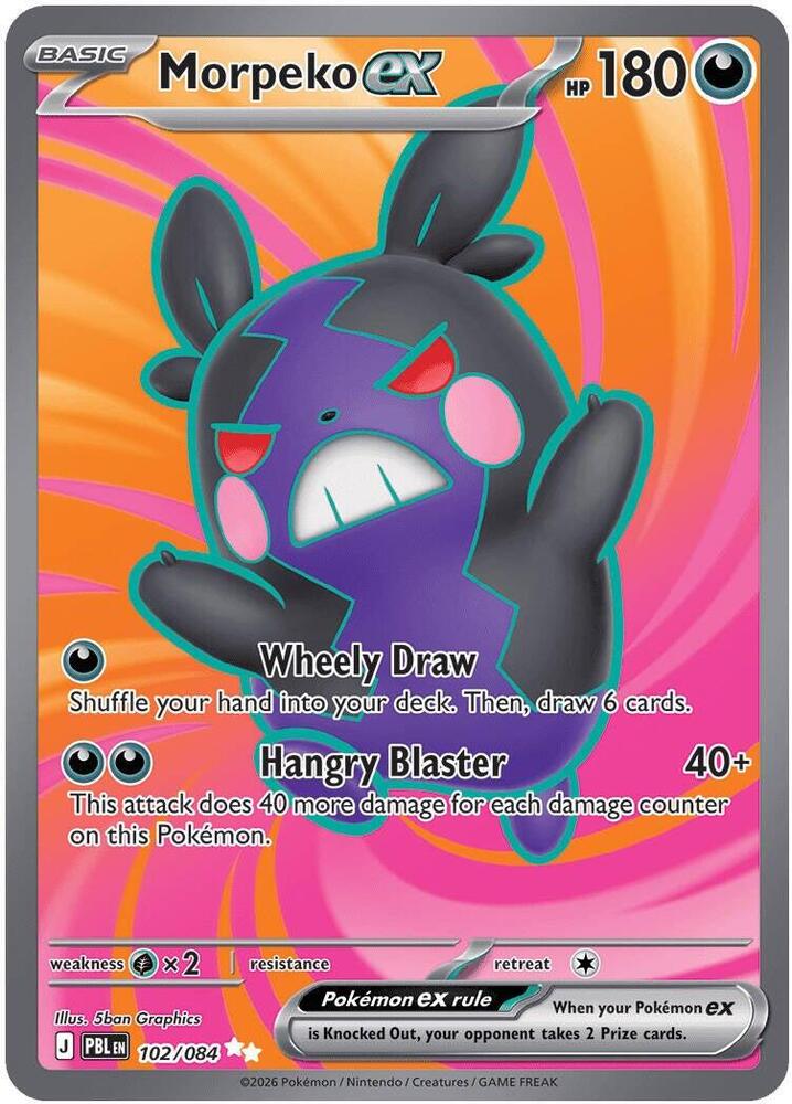 Morpeko ex - Ultra Rare - 102/084