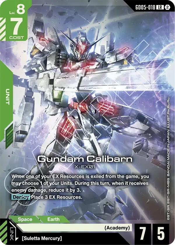 Gundam Calibarn - Foil - GDO5-018