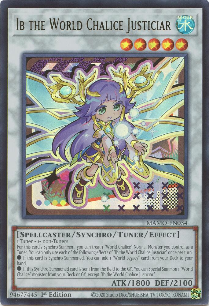 Ib the World Chalice Justiciar (Ultra Rare) - Magnificent Monsters