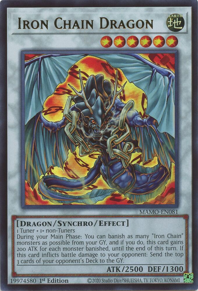 Iron Chain Dragon (Ultra Rare) - Magnificent Monsters (MAMO)