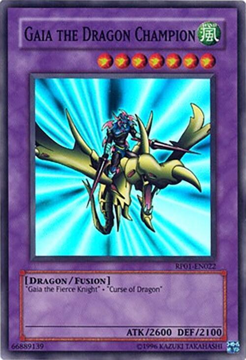 Gaia the Dragon Champion - Super Rare - 1st Edition - RP01-EN022