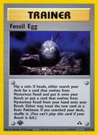 Fossil Egg - 1st Edition - 72/75