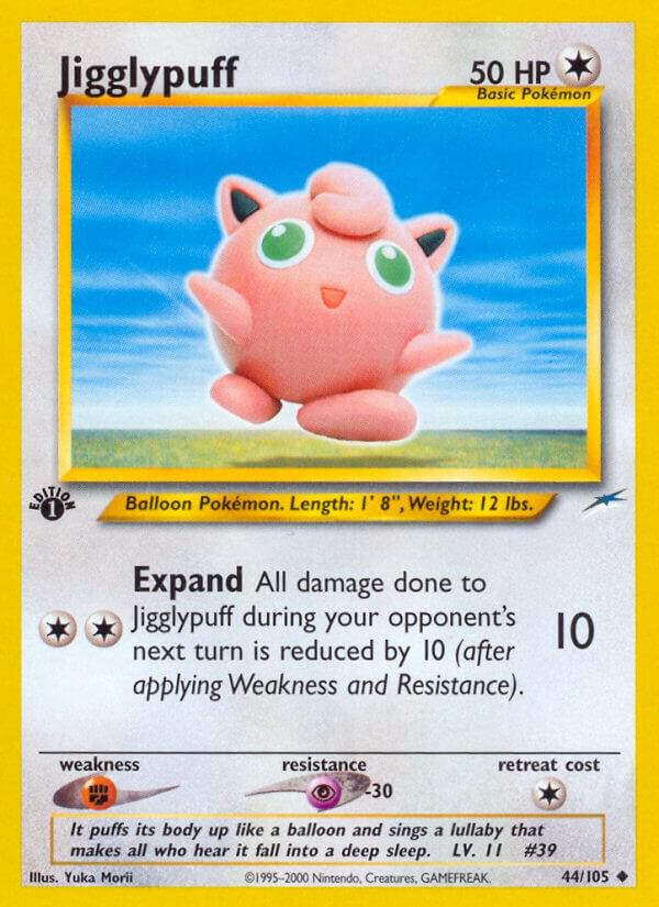 Jigglypuff - Non-foil Uncommon Unlimited - 44/105
