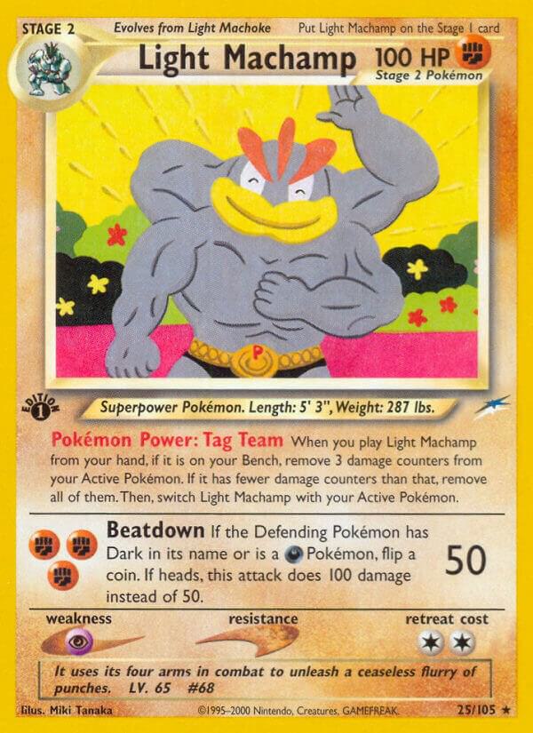 Light Machamp - Non-Holo Rare Unlimited - 25/105