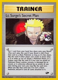 Lt. Surge's Secret Plan - Unlimited Edition - 107/132