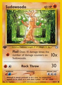 Sudowoodo - 1st Edition - 77/111